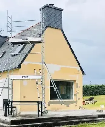 nettoyage de façade Saint Coulomb-3